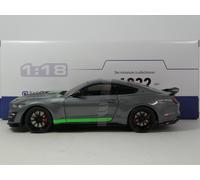 Solide Ford Shelby GT500 Gris Carbone Rayures Vert Néon 2020 1/18 S1805911