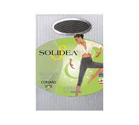 SOLIDEA Legging Femme Modèle Capri Silver Wave Corsaro | Legging Sport Femme Micro-massant, Silver Wave, Legging (Noir, 44)