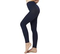 SOLIDEA Legging Femme Silver Wave Longs à Compression Graduée (Bleu Marine, 40)