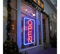 SOLIDEE OPEN Néons LED ouverts Alimentés par USB Enseigne Lumineuse avec Interrupteurs à Intensité variable Néon éclairage Décoratif de Bar Hôtel Café Restaurant Salle de Jeux