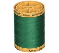 Solides en fil de coton naturel 876 verges-jardin vert