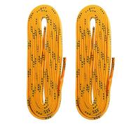 Solides Lacets Jaunes et Extensibles, de Chaussures de Hockey pour Bottes | Polyester Coton, Usage pour Patins à Glace et Baskets, Accessoire, Style Jaune Lumineux