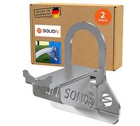 SOLIDfy® - 2 supports de tuyau de piscine de 26 mm à 38 mm - Protection anti-torsion en acier inoxydable pour piscines Intex et Bestway