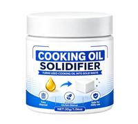 Solidifiant d'huile de cuisson à solidification instantanée, poudre de solidifiant d'huile de cuisson, durcisseur de graisse pour l'élimination de l'huile de friture usagée (1Pcs)