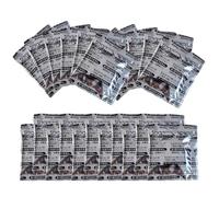 Solidificateur portable pour poudre de | Lot de 50 sachets de poudre d'urine portables pour le camping, la randonnée, les voyages, les toilettes, la maison publique
