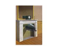 Solidification Time par Rene Magritte - Art mural sur toile - Décoration moderne - Affiche d'œuvres d'art - 20 x 30 cm