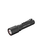 Solidline ST 5R Lampe de poche LED super lumineuse focalisable, 380 lumens, portée d'éclairage 230 m, 3 fonctions d'éclairage, avec clip en métal