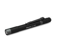 Solidline ST4 Lampe de poche LED avec batterie 180 lm Portée 70 m 30 heures d'autonomie avec batterie et clip de poche