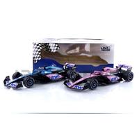 Solido 1/18 180016 Alpine Pack Alpine A523 Launch Livery - 2023 (E. Ocon / P. Gasly) Diecast Modelcar-Solido