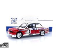 Solido 1:18 BMW E30 M3 WHITE #14 DUEZ BELGIUM PROCAR 1993
