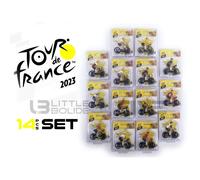 Solido 1/18 - Cycliste Set 14 Coureur Tour De France - 2023 Asso-Omb2601-Solido