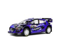 Solido Voiture miniature 1:18 Ford Puma Rally1 Hybrid #9 SERDERIDIS/MICLOTTE Bleu Rallye Kenya 2022