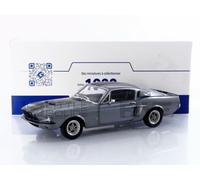 Solido Voiture miniature 1/18 Ford Shelby Mustang GT500 1967 Gris bandes noires