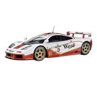 Solido Modèle réduit 1:18 McLaren F1 GTR Short Tail Blanc n°8 Price/Bascher BPR GT 1995