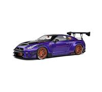 SOLIDO 1:18 Nissan GT-R (R35) W/Liberty Walk Body KIT 2.0 Purple 2022, Mauve