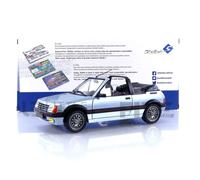 SOLIDO 1806203 MINIATURE PEUGEOT 205 CTI BLUE 1989 1/18