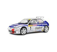 SOLIDO 1:18 Peugeot 306 Maxi White #1 F.DELECOUR/M.Sauvage Rallye Monte Carlo 1996