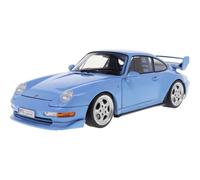 SOLIDO 1810101 MINIATURE PORSCHE 911 (993) CLUBSPORT RIVIERA BLUE 1997 1/18