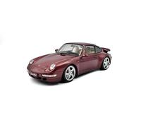 SOLIDO 1810102 MINIATURE PORSCHE 911 (993) TURBO ARENA RED 1997 1/18
