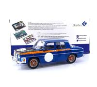 SOLIDO - Renault 8 Gordini 1300 - Coupe Gordini 1967-1/18, Blue/Orange/Black