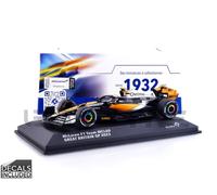 Solido Voiture miniature 1:43 McLaren MCL60 Orange L. Norris Grand Prix de Grande-Bretagne 2023