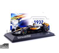 SOLIDO 1:43 MCLAREN MCL60 Orange O.PIASTRI Great Britain GP 2023