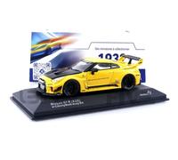 Solido Modèle réduit 1:43 Nissan GT-R (R35) LBWK Silhouette 2019 Jaune
