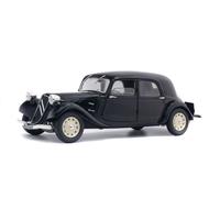 SOLIDO- Citroen-Traction 11 Cv-1937 Voiture Miniature de Collection, 1800903, Noir