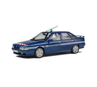 SOLIDO 1807703 MINIATURE RENAULT 21 TURBO MK.2 B.R.I BLUE 1992 1/18