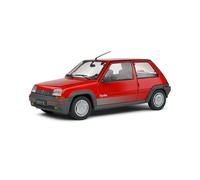 SOLIDO 1810001 MINIATURE RENAULT 5 GT TURBO MK1 - ROUGE VIF - 1985 1/18