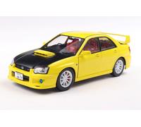 SOLIDO 1812302 MINIATURE SUBARU IMPREZA WRX STI SOLIDO WORKS YELLOW 2003 1/18