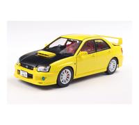 Solido – Voiture miniature 1:18 – Subaru Impreza WRX STI – Jaune Works – 2003