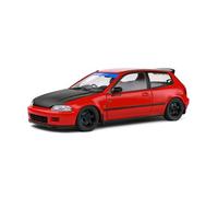 Solido 421180403 - Maquette Auto 1:18 Honda Civic (EG) Rouge - Neuf