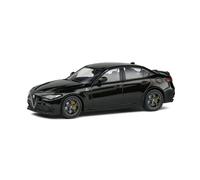 SOLIDO 4313107 MINIATURE ALFA ROMEO GIULIA QUADRIFOGLIO BLACK 1/43