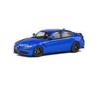 Solido Voiture miniature de collection Alfa Romeo Giulia Quadrifoglio 2019 1/43 Bleu