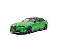 Solido BMW M3 (G80) - Berline Performance avec Toit Noir, Aile arrière, Pack aérodynamique, Voiture Miniature Diecast, Vert Signal uni, 1:18