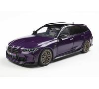 Solido BMW M3 Touring G81-1:18 - Voiture Miniature - Violet métallisé - Modèle Die-Cast détaillé avec intérieur et Moteur - Modèle Officiel de Collection BMW