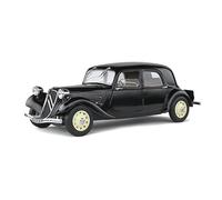 SOLIDO- Citroen-Traction 11 Cv-1937 Voiture Miniature de Collection, 1800903, Noir