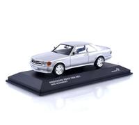SOLIDO 4310903 MINIATURE MERCEDES-BENZ 560 SEC WIDE BODY SILVER 1/43