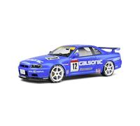 Solido - Nissan GT-R (R34) Streetfighter Calsonic Tribute 2000, 1:18