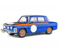 SOLIDO - Renault 8 Gordini 1300 - Coupe Gordini 1967-1/18, Blue/Orange/Black