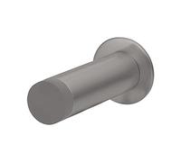 Solido Tampon de porte murale Ø 20 mm - longueur : 80 mm - Butoir de porte - Acier inoxydable mat - 1 pièce