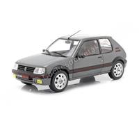 Solido – Voiture miniature – Peugeot 205 GTI 1.9L Mk2 – 1990 – Échelle 1:18 – Gris Magnum