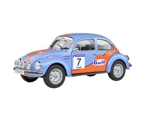 SOLIDO - Volkswagen Beetle 1303 - Rallye Colds Balls 2019-1/18, Blue/Orange