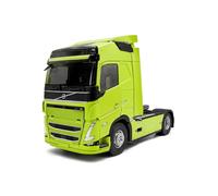 Solido - Volvo FH Globetrotter XL 2023 1:24 - Modèle de Camion Die-Cast - Modèle de Collection en métal Vert Fluo, avec Socle en Plastique, Carton fenêtre