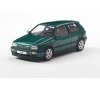 Solido VW Golf MKIII VR6 (1994) - Hatchback Compact années 90 - Lignes Sportives, Jantes correctes à période, Voiture Miniature Diecast, Vert, 1:43