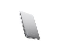 BMx Computers Batterie externe magnétique SolidSafe Air Titanium Qi2 5000 mAh Argent