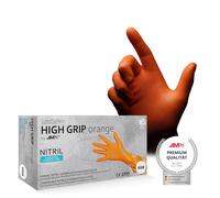Solidsafetyafety High Grip Orange Nitril Nitril Chemical Protection Gloves S-Xxl