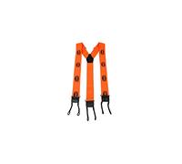 Solidur ACBR01 - Bretelles 3 en 1: Supports à Bouton Velcros et à Clip - S'attache avec un Bouton et des Clips - Orange