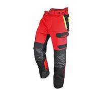 Solidur INPA7M - Infinity - Type A Class 1 - Pantalon Anti-Coupure - Version Jambes Courtes (-7Cm) - Confort et Protection Exceptionnels - Taille S - Rouge